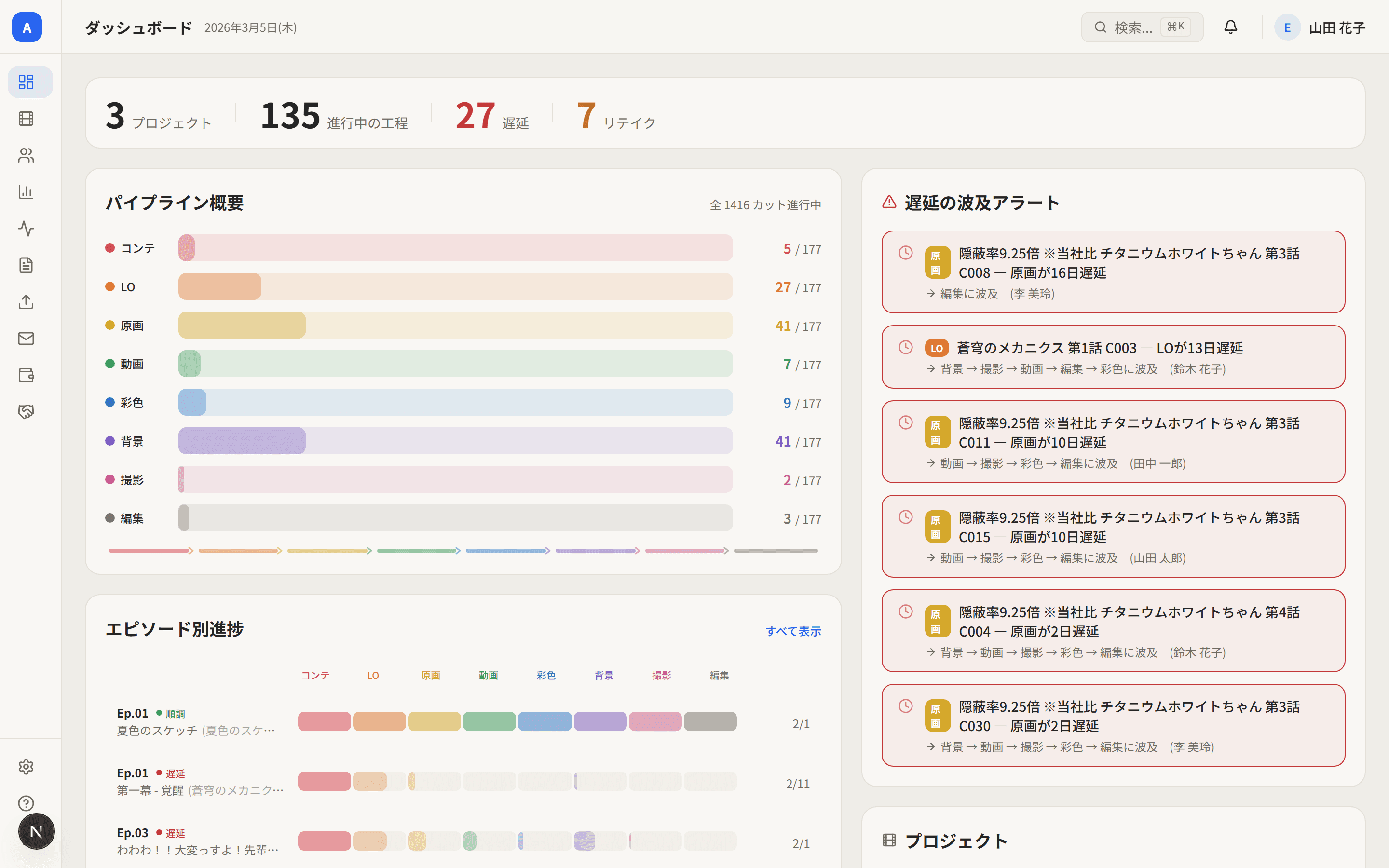 発注伝票の作成画面